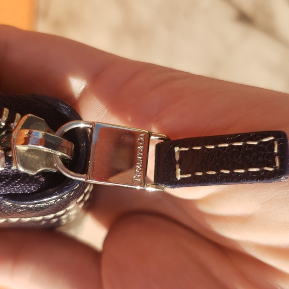 Tiffany & Co. Navy blue women's wallet - Picture 3 of 7